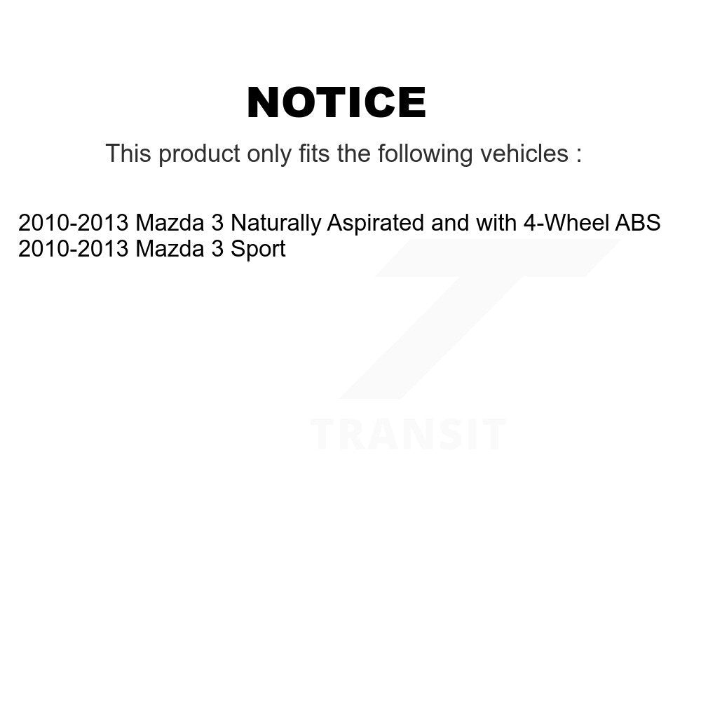 Kit de liaison de biellette de direction extérieure, bras inférieur de roulement avant gauche pour Mazda 3 Sport 2010 – 2013