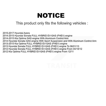 Kit de liaison de biellette de direction extérieure, bras inférieur de roulement avant gauche pour Hyundai Sonata Kia Azer