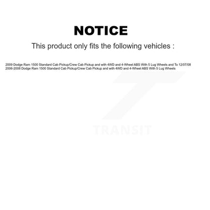 Kit de liaison de biellette de direction extérieure, roulement avant droit, bras de commande inférieur pour Dodge Ram 1500