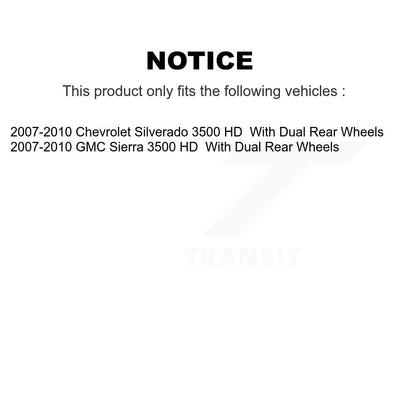 Kit de liaison de bras de commande supérieur, roulement avant, rotule inférieure, pour GMC Sierra 3500 H