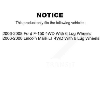 Kit de liaison de biellette de direction extérieure, roulement avant, rotule inférieure, pour Ford F-150 Lincoln LT