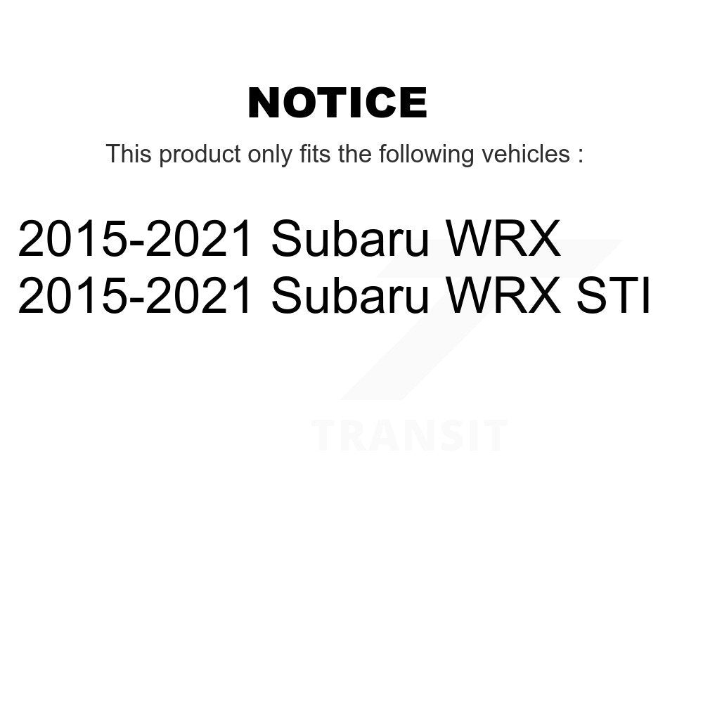 Kit de liaison d'extrémité de biellette de direction extérieure, roulement de moyeu avant, Joint à rotule inférieur, pour Subaru WRX ST