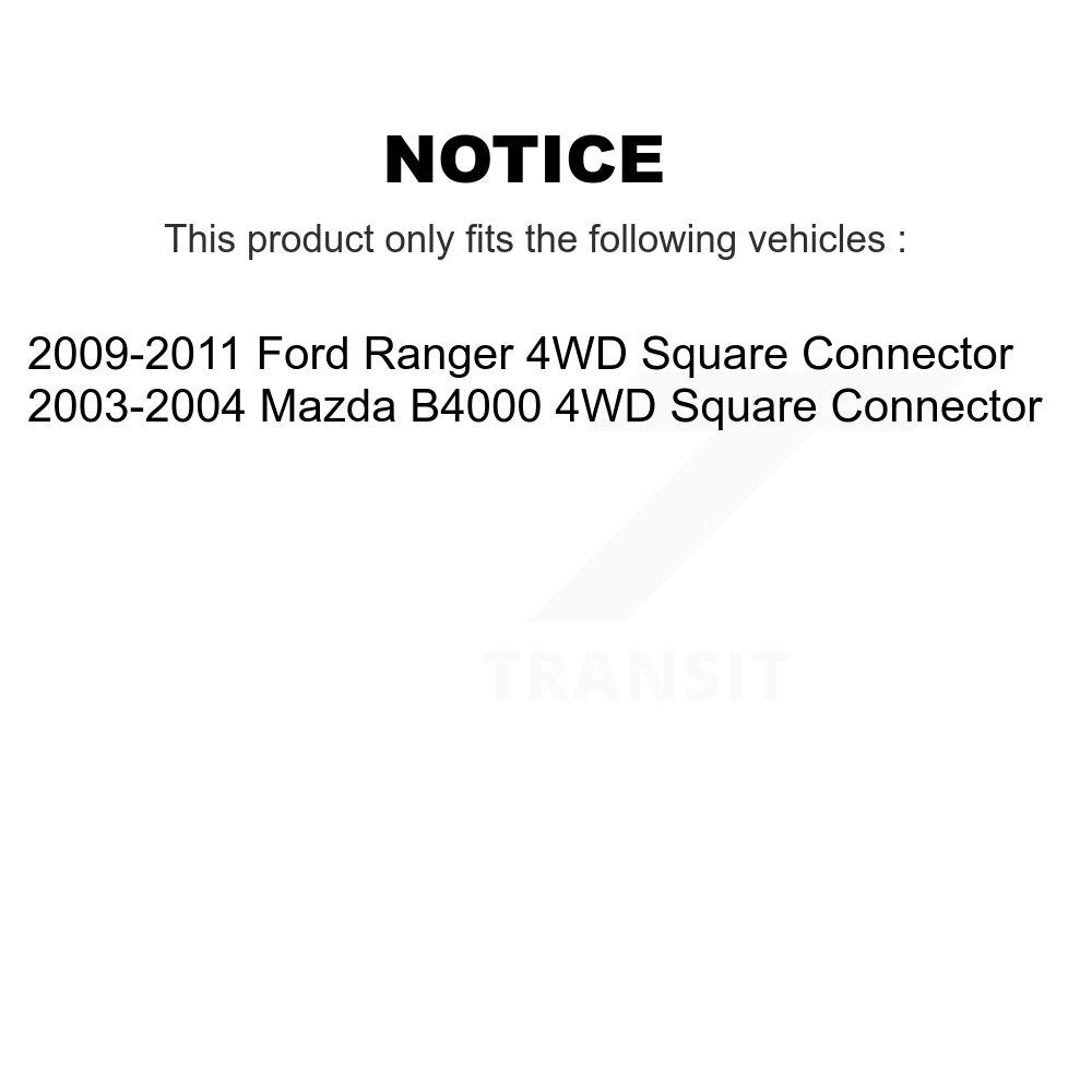 Kit de liaison de biellette de direction extérieure, roulement avant inférieur, pour Ford Ranger Mazda 4WD