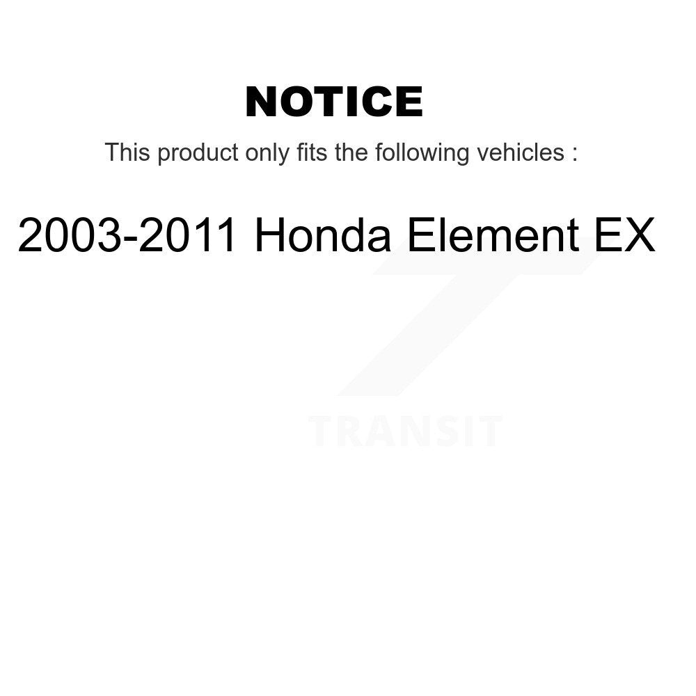 Kit de liaison de barre stabilisatrice de rotule inférieure de roulement avant pour Honda Element EX 2003 – 2011