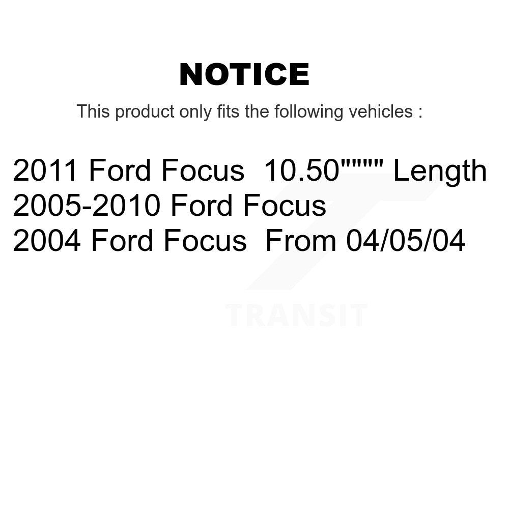 Bras de commande inférieur à roulement avant, Kit de liaison de barre stabilisatrice à rotule pour Ford Focu