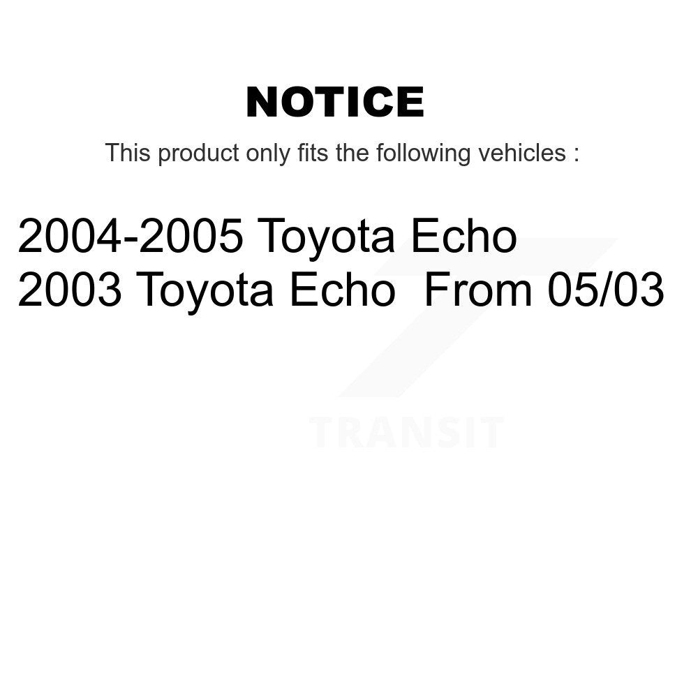 Bras de commande inférieur de roulement de roue avant, avec joint à rotule et Kit de liaison pour Toyota Ech