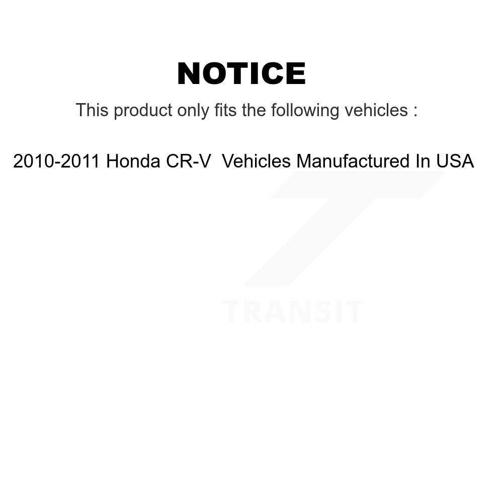 Kit de liaison de biellette de direction extérieure, roulement de roue avant, Joint à rotule inférieur (8 pièces) pour Honda CR-