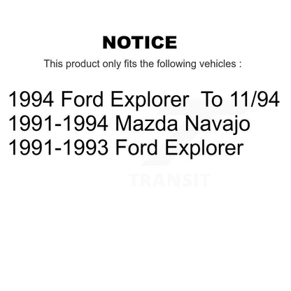 Kit d'amortisseurs de Suspension avant et arrière, pour Ford Explorer Mazda Navajo