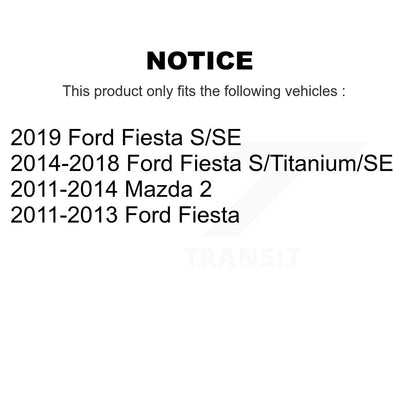 Paire d'amortisseurs de Suspension arrière pour Ford Fiesta Mazda 2 K78-100325