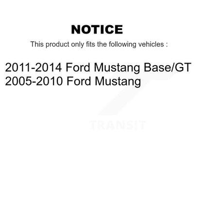 Paire d'amortisseurs de suspension arrière pour Ford Mustang K78-100340