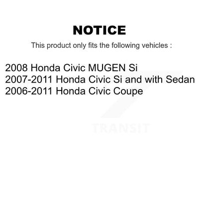 Paire d'amortisseurs de suspension arrière pour Honda Civic K78-100405