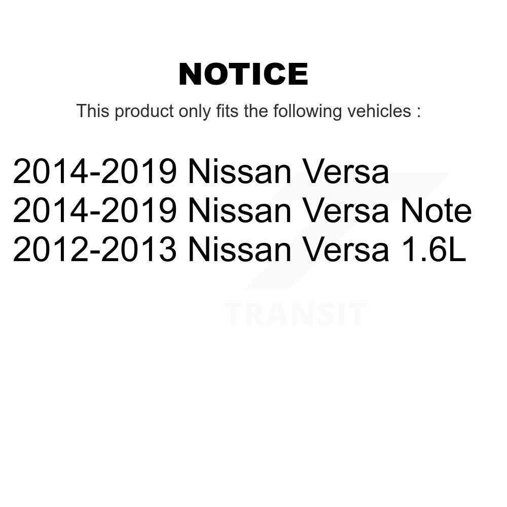 Paire d'amortisseurs de suspension arrière pour Nissan Versa Note K78-100420
