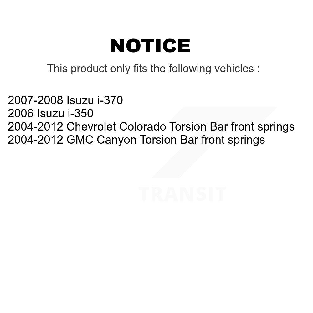Paire d'amortisseurs arrière pour Chevrolet Colorado GMC Canyon Isuzu i-350 i-370