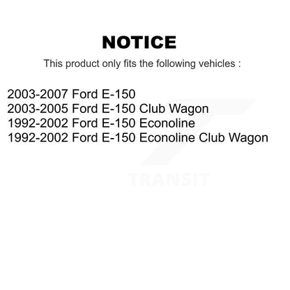 Paire d'amortisseurs de Suspension avant pour Ford E-150 Econoline Club Wagon
