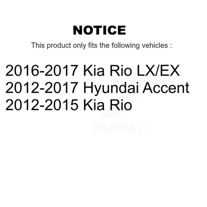 Kit de jambes de suspension avant pour Hyundai Accent Kia Rio K78-100756