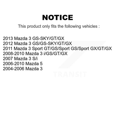 Kit de jambes de suspension avant pour Mazda 3 5 K78-100817