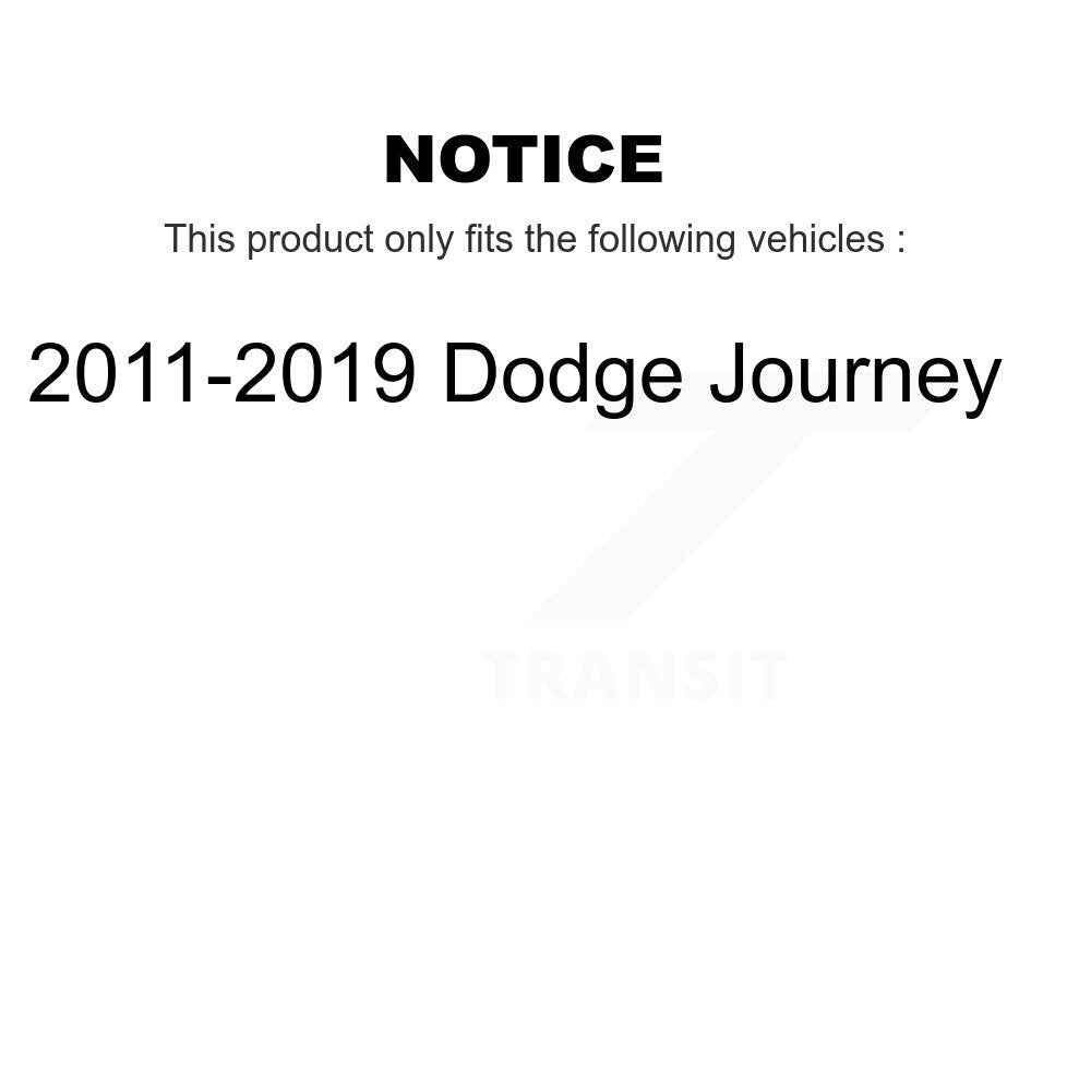 Kit de jambes de suspension avant et arrière pour Dodge Journey 2011-2019 K78-100872
