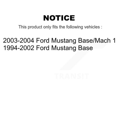 Kit de jambes de suspension avant et arrière pour Ford Mustang K78-100919
