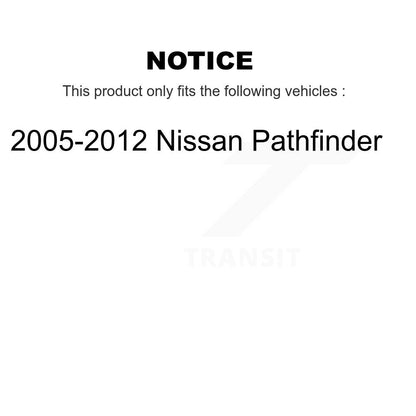Kit de jambes de suspension avant et arrière pour Nissan Pathfinder 2005-2012 K78-100928