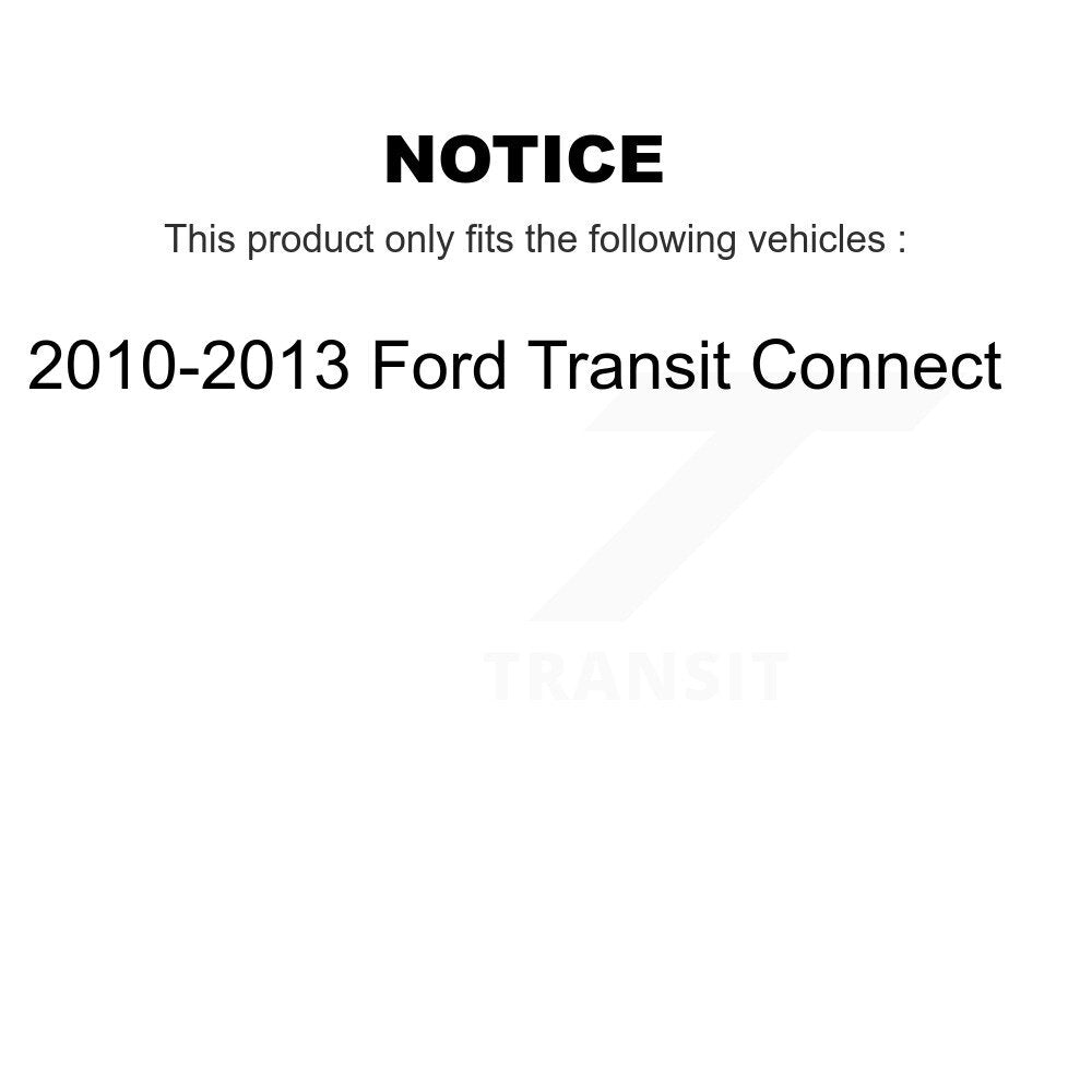 Paire d'amortisseurs de suspension arrière pour Ford Transit Connect 2010-2013