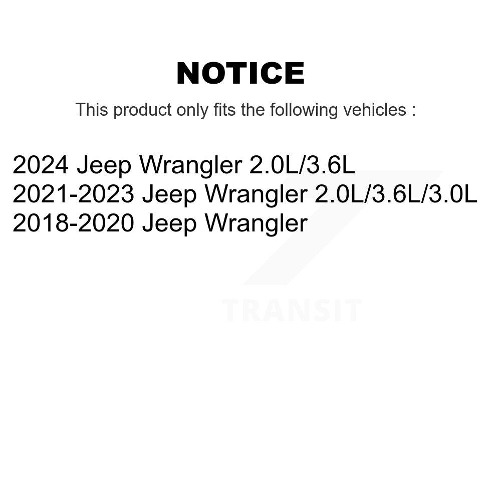 Paire d'amortisseurs de suspension arrière pour Jeep Wrangler K78-101067