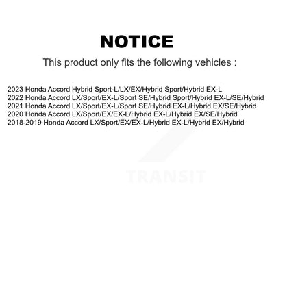 Paire d'amortisseurs de suspension arrière pour Honda Accord K78-101069
