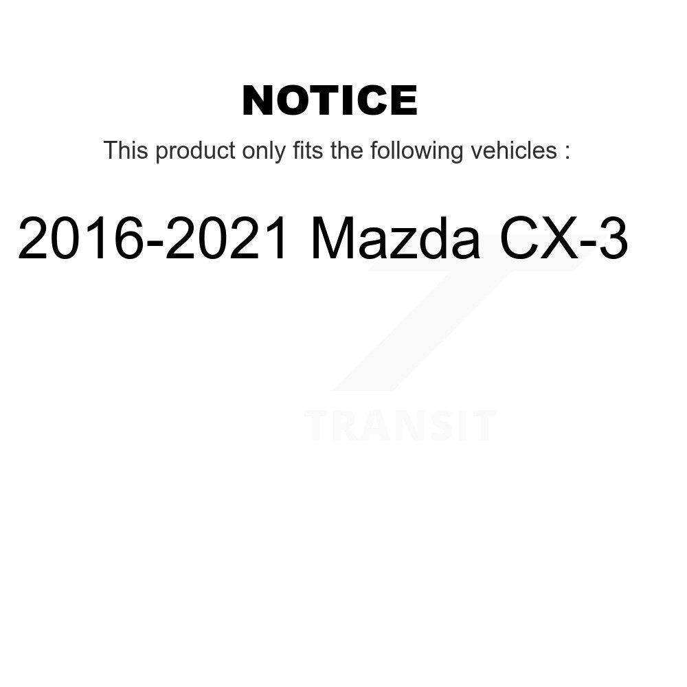 Paire d'amortisseurs de suspension arrière pour Mazda CX-3 2016-2021 K78-101090