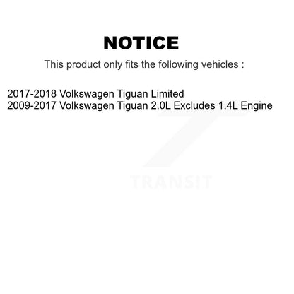 Paire de supports de ressorts hélicoïdaux, amortisseurs avant complets, pour Volkswagen Tiguan Limite