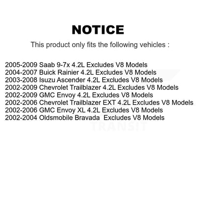 Paire de ressorts de jambe de force avant, pour Chevrolet GMC Trailblazer Envoy XL EXT Buick Rainie