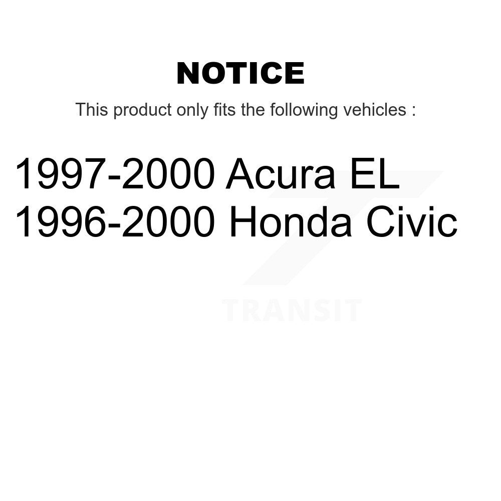 Kit complet d'assemblage de ressorts hélicoïdaux, amortisseurs avant, pour Honda Civic Acura EL