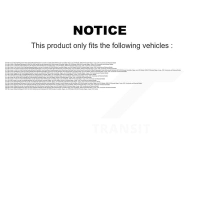 Kit complet d'assemblages de support d'amortisseurs arrière et de ressorts hélicoïdaux pour Mini Cooper