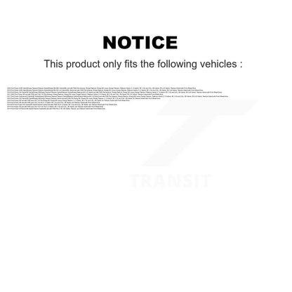 Paire d'assemblages de support d'amortisseurs avant complets et de ressorts hélicoïdaux pour Ford Fusion