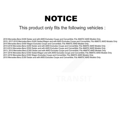 Paire de ressorts hélicoïdaux avant complets, pour Mercedes-Benz E350 E400 E250 E550 E30
