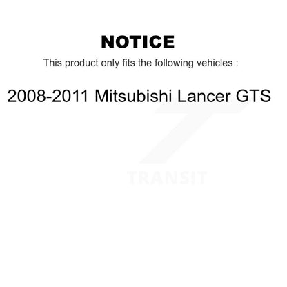 Kit complet de ressorts hélicoïdaux pour amortisseurs avant, pour Mitsubishi Lancer GTS 2008 – 2011