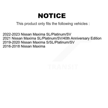 Kit complet d'assemblage de support d'amortisseurs avant et de ressorts hélicoïdaux pour Nissan Maxim