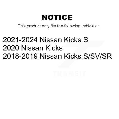Kit complet d'assemblage de support d'amortisseurs avant et de ressorts hélicoïdaux pour Nissan Kicks