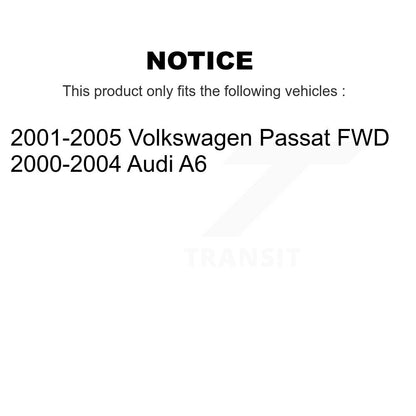 Kit complet d'amortisseurs avant et arrière et ressorts hélicoïdaux, pour Volkswagen Passat Audi A