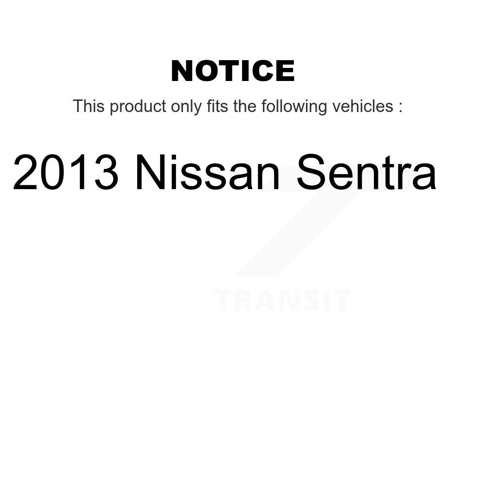 Kit complet d'assemblage de ressorts hélicoïdaux, amortisseurs avant et arrière, pour Nissan Sentr 2013