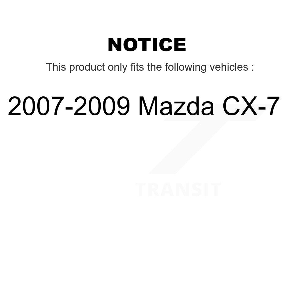 Kit complet de montage de ressorts hélicoïdaux, amortisseurs avant et arrière, pour Mazda CX-7 2007 – 2009