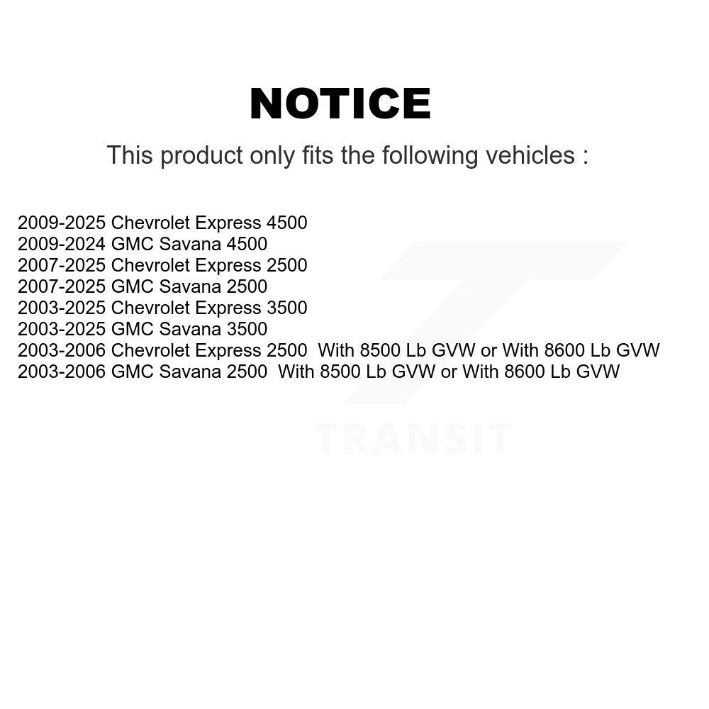 Kit d'extrémité de biellette de direction avant et de bottes, pour GMC Chevrolet Savana 2500 Express 3500 4500