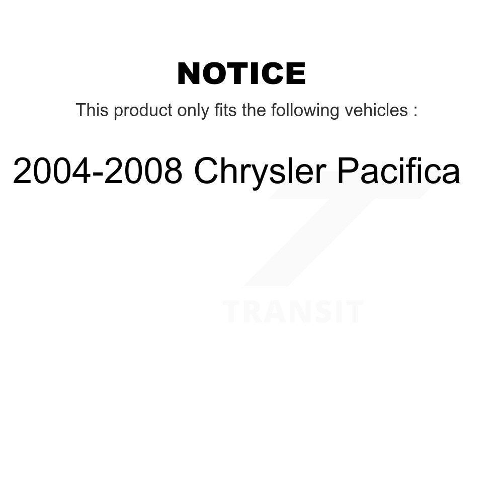 Kit d'extrémité de biellette de direction avant gauche ou droite et coffre pour Chrysler Pacifica 2004 – 2008