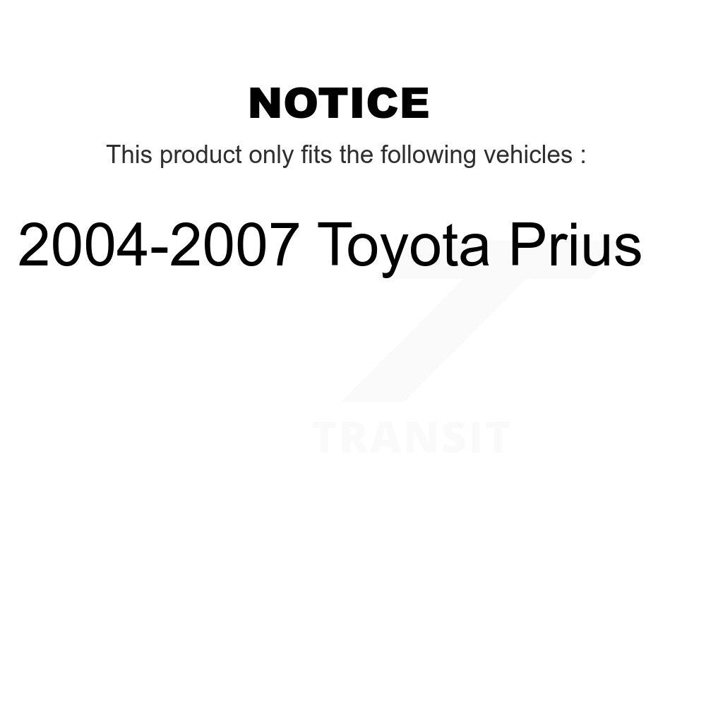Kit de roulements de moyeu pour cylindres de roue arrière, tambour et chaussures, matériel pour Toyota Prius