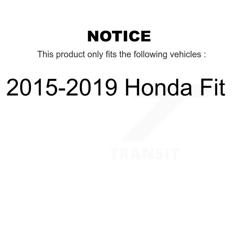 Kit de roulements de moyeu pour cylindres de roue arrière et chaussures de tambour, pour Honda Fit 2015 – 2019