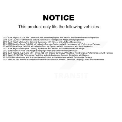 Kit de roulement de moyeu de roue avant et capteur ABS, pour Buick LaCrosse Regal Saab 9-5