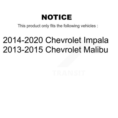 Kit de roulement de moyeu de roue arrière et capteur ABS pour Chevrolet Malibu Impala K7S-10073