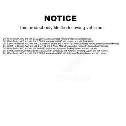 Kit de roulement de moyeu de roue arrière et capteur ABS, pour Ford Fusion Lincoln MKZ K7S-10155