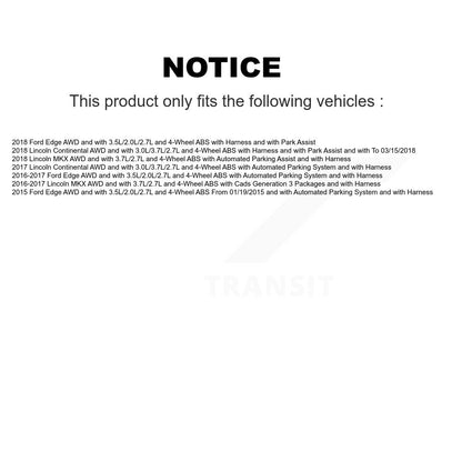 Kit de roulement de moyeu de roue arrière et capteur ABS, pour Ford Edge Lincoln MKX Continental