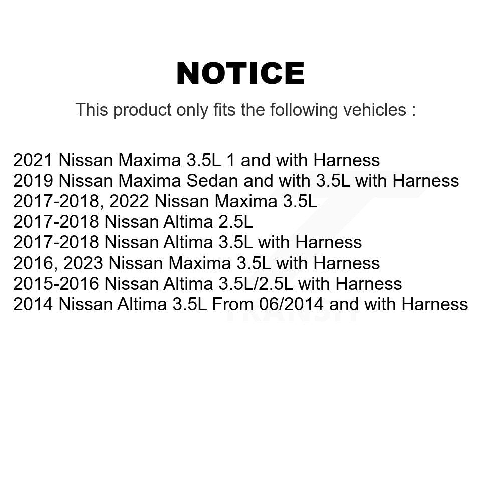 Kit de roulement de moyeu de roue arrière et capteur ABS pour Nissan Altima Maxima K7S-101600