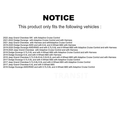 Kit de capteur ABS de roulement de roue avant et arrière, pour Jeep Grand Cherokee Dodge Durango W