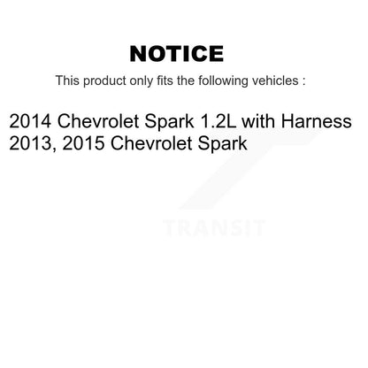 Kit de roulement de roue avant et capteur ABS pour Chevrolet Spark K7S-102098